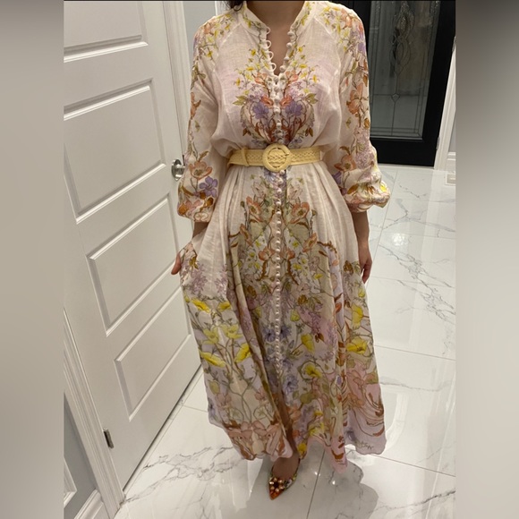 ZIMMERMANN Jeannie Billow Maxi Dress. - Picture 6 of 11